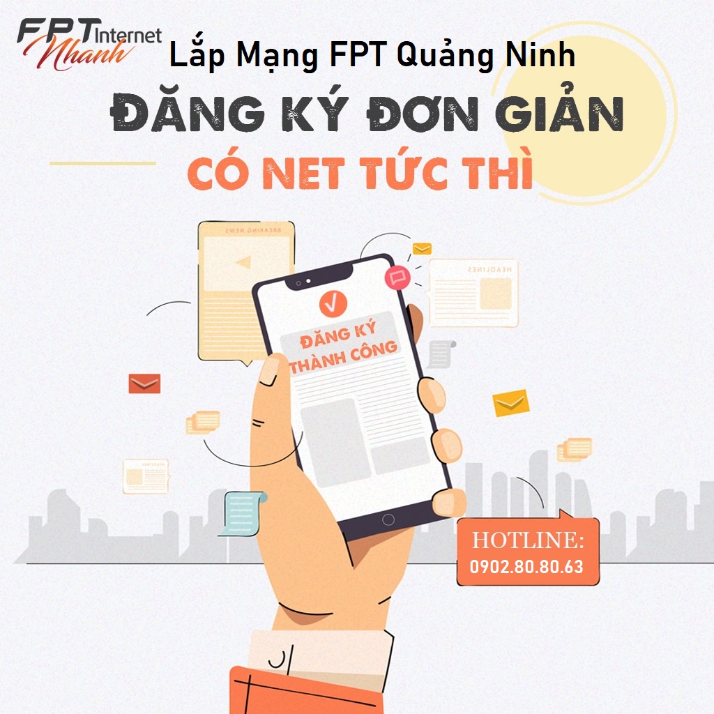 Lắp Mạng FPT Quảng Ninh - Đăng Ký Wifi FPT Giá Siêu Rẻ 185K